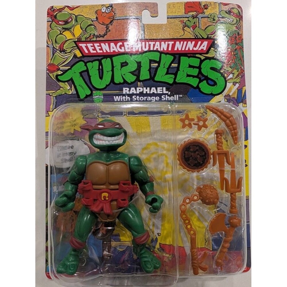 Raphael w/ Storage Shell Teenage Mutant Ninja Turtles 2022 Playmates TMNT MOC